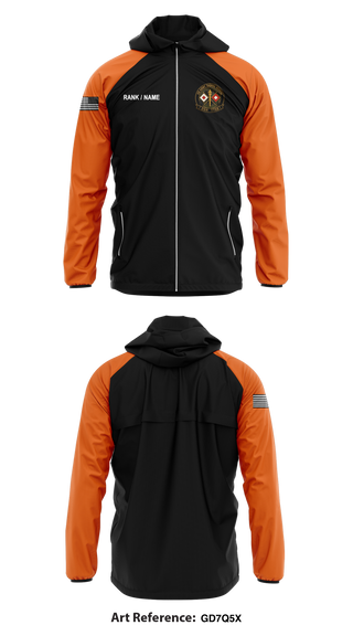 Windbreaker, 25H TTSB, Army, Teamtime, Team time, sublimation, custom sports apparel, team uniforms, spirit wear, spiritwear, sports uniforms, custom shirts, team store, custom team store, fundraiser sports, apparel fundraiser