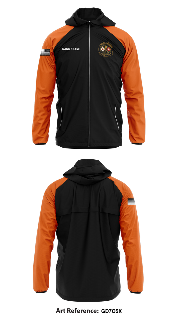 Windbreaker, 25H TTSB, Army, Teamtime, Team time, sublimation, custom sports apparel, team uniforms, spirit wear, spiritwear, sports uniforms, custom shirts, team store, custom team store, fundraiser sports, apparel fundraiser