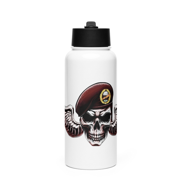 Paracaidistas 1944994 Stainless Steel Water Bottle with a Straw Lid