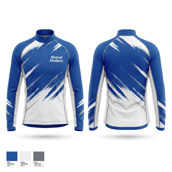 Quarter Zip Jacket, Brand Makers, , Teamtime, Team time, sublimation, custom sports apparel, team uniforms, spirit wear, spiritwear, sports uniforms, custom shirts, team store, custom team store, fundraiser sports, apparel fundraiser