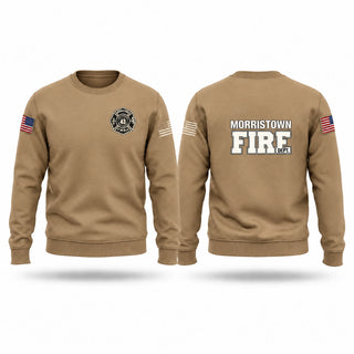 Crew Neck Sweatshirt, MORRISTOWN FIRE, Fire Department, Teamtime, Team time, sublimation, custom sports apparel, team uniforms, spirit wear, spiritwear, sports uniforms, custom shirts, team store, custom team store, fundraiser sports, apparel fundraiser