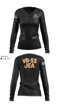 VR-53 68911207 Women's Long Sleeve V-neck Shirt - 21