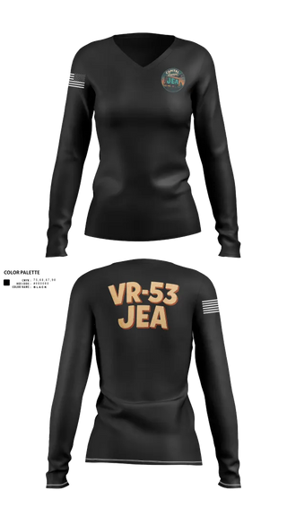 Womens Long Sleeve Vneck Shirt, VR-53, , Teamtime, Team time, sublimation, custom sports apparel, team uniforms, spirit wear, spiritwear, sports uniforms, custom shirts, team store, custom team store, fundraiser sports, apparel fundraiser
