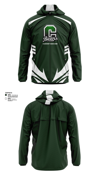 Cloudcroft Bears Band 7760214 Windbreaker - 57