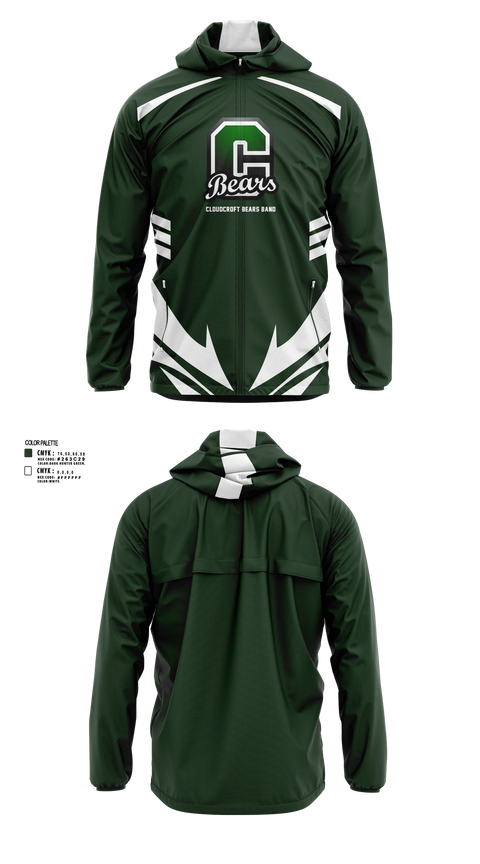 Windbreaker, Cloudcroft Bears Band, Spirit Store, Teamtime, Team time, sublimation, custom sports apparel, team uniforms, spirit wear, spiritwear, sports uniforms, custom shirts, team store, custom team store, fundraiser sports, apparel fundraiser