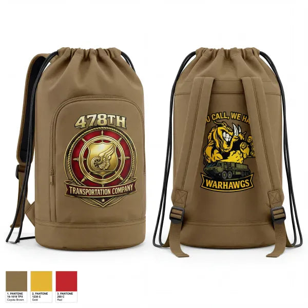 Gear Bag, 478th Trasportation Company, Army, Teamtime, Team time, sublimation, custom sports apparel, team uniforms, spirit wear, spiritwear, sports uniforms, custom shirts, team store, custom team store, fundraiser sports, apparel fundraiser