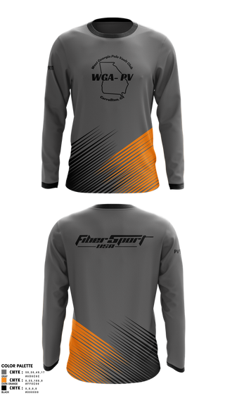 Long Sleeve Performance Shirt, West Georgia Pole Vault Club, Track & Field, Teamtime, Team time, sublimation, custom sports apparel, team uniforms, spirit wear, spiritwear, sports uniforms, custom shirts, team store, custom team store, fundraiser sports, apparel fundraiser