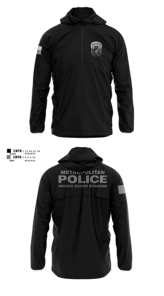 Windbreaker, Domestic Security Operations, Police, Teamtime, Team time, sublimation, custom sports apparel, team uniforms, spirit wear, spiritwear, sports uniforms, custom shirts, team store, custom team store, fundraiser sports, apparel fundraiser