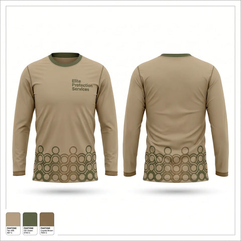 Long Sleeve Performance Shirt, Elite Protection Services, , Teamtime, Team time, sublimation, custom sports apparel, team uniforms, spirit wear, spiritwear, sports uniforms, custom shirts, team store, custom team store, fundraiser sports, apparel fundraiser