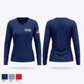 Grip Women's Long Sleeve V-neck Shirt - 1