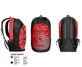 Gear Bag, Saranac RedHawks (Saranac Wrestling Club), Wrestling, Teamtime, Team time, sublimation, custom sports apparel, team uniforms, spirit wear, spiritwear, sports uniforms, custom shirts, team store, custom team store, fundraiser sports, apparel fundraiser