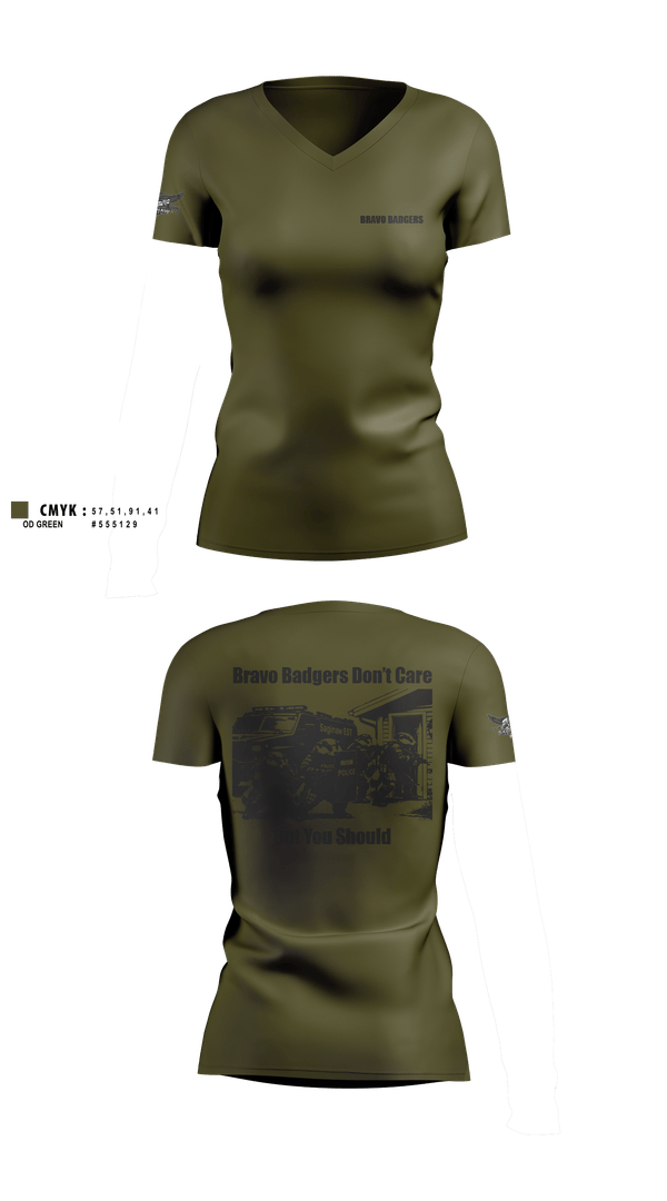 Womens Short Sleeve Vneck Shirt, Saginaw Police Emergency Services Team, Police, Teamtime, Team time, sublimation, custom sports apparel, team uniforms, spirit wear, spiritwear, sports uniforms, custom shirts, team store, custom team store, fundraiser sports, apparel fundraiser