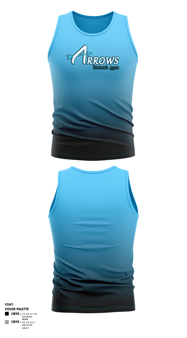Tank Top, Arrows, Softball, Teamtime, Team time, sublimation, custom sports apparel, team uniforms, spirit wear, spiritwear, sports uniforms, custom shirts, team store, custom team store, fundraiser sports, apparel fundraiser