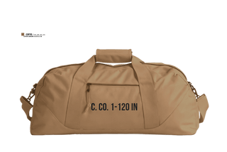 Duffle Bag, C. Co. 1-120 3rd PLT, Army, Teamtime, Team time, sublimation, custom sports apparel, team uniforms, spirit wear, spiritwear, sports uniforms, custom shirts, team store, custom team store, fundraiser sports, apparel fundraiser