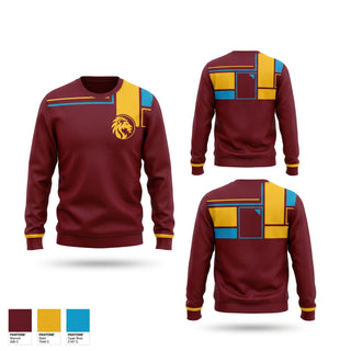 Crew Neck Sweatshirt, Lions, Men's Basketball, Teamtime, Team time, sublimation, custom sports apparel, team uniforms, spirit wear, spiritwear, sports uniforms, custom shirts, team store, custom team store, fundraiser sports, apparel fundraiser