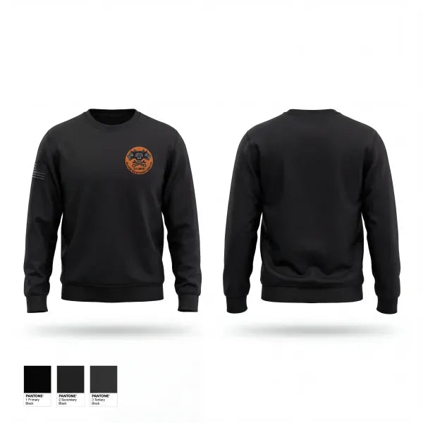 Crew Neck Sweatshirt, 3-238th Hellhounds, National Guard, Teamtime, Team time, sublimation, custom sports apparel, team uniforms, spirit wear, spiritwear, sports uniforms, custom shirts, team store, custom team store, fundraiser sports, apparel fundraiser