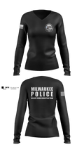 D3 Violent Crimes Reduction Team 16983979 Women's Long Sleeve V-neck Shirt - 4