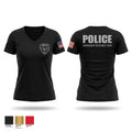Lansing Emergency Response Team 87087078 Women's Short Sleeve V-neck Shirt - 1