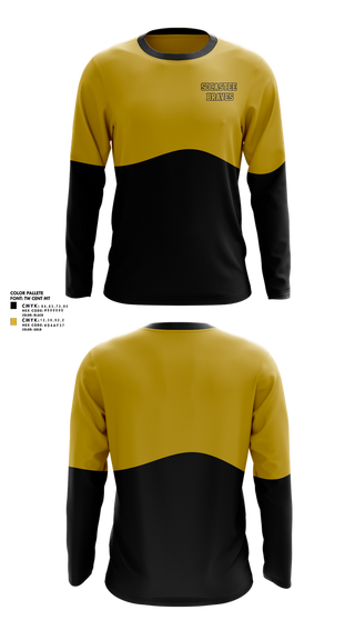Long Sleeve Performance Shirt, Socastee Braves, Track & Field, Teamtime, Team time, sublimation, custom sports apparel, team uniforms, spirit wear, spiritwear, sports uniforms, custom shirts, team store, custom team store, fundraiser sports, apparel fundraiser
