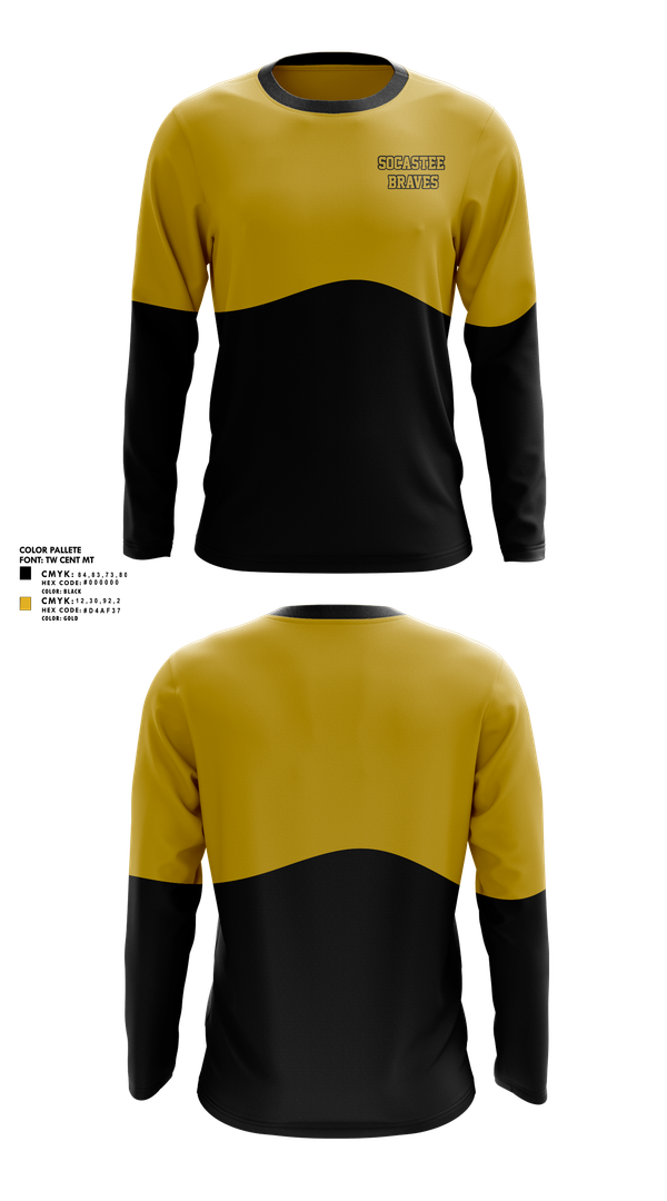 Long Sleeve Performance Shirt, Socastee Braves, Track & Field, Teamtime, Team time, sublimation, custom sports apparel, team uniforms, spirit wear, spiritwear, sports uniforms, custom shirts, team store, custom team store, fundraiser sports, apparel fundraiser