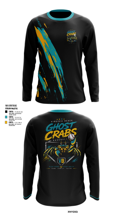 Ghost Crabs Long Sleeve Performance Shirt - 7