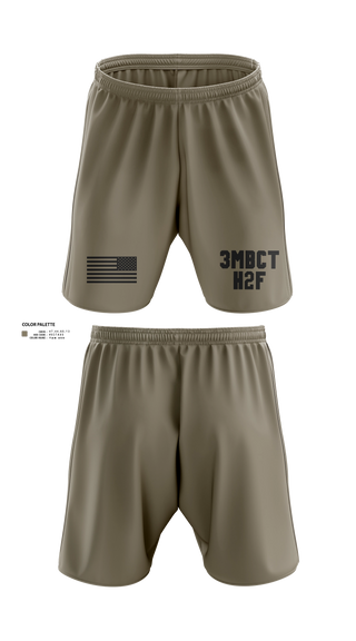 Athletic Shorts With Pockets, 3BCT H2F, Army, Teamtime, Team time, sublimation, custom sports apparel, team uniforms, spirit wear, spiritwear, sports uniforms, custom shirts, team store, custom team store, fundraiser sports, apparel fundraiser