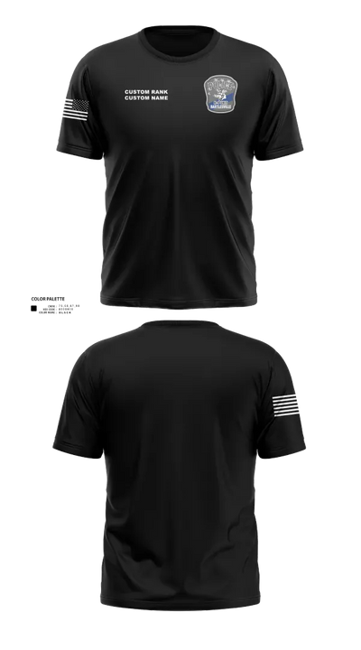 Bartlesville Police Department 89012785 Old School Cotton Feel Shirt - 60