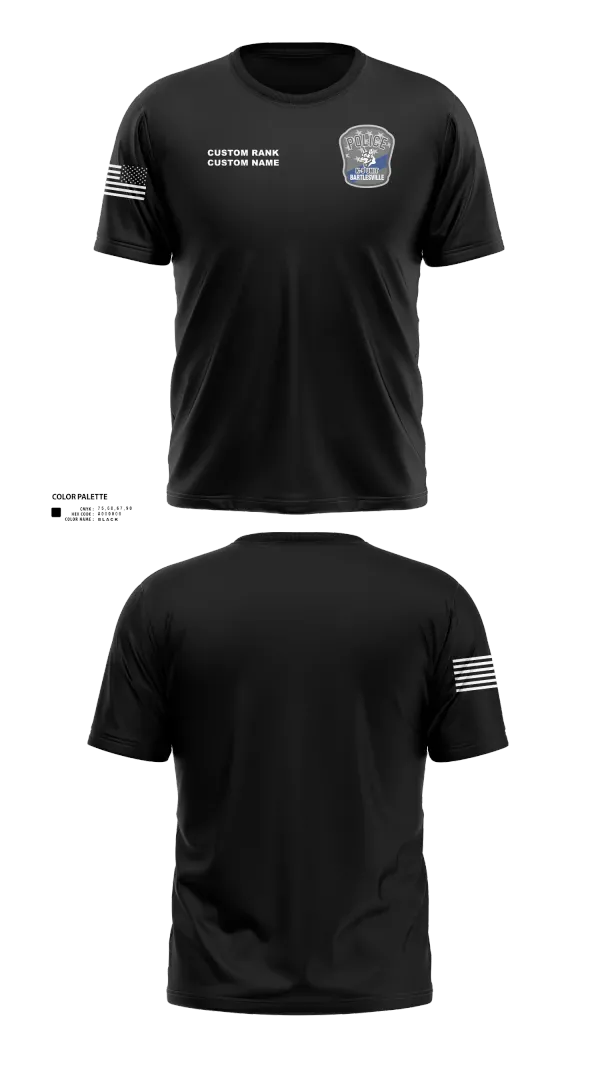 Bartlesville Police Department 89012785 Old School Cotton Feel Shirt - 60