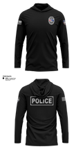Laurens Police Long Sleeve Performance Shirt with hood - 11
