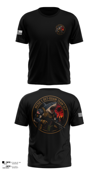 Old School Cotton Feel Shirt, MESG-1 DET GUAM TEAM 707, Navy, Teamtime, Team time, sublimation, custom sports apparel, team uniforms, spirit wear, spiritwear, sports uniforms, custom shirts, team store, custom team store, fundraiser sports, apparel fundraiser