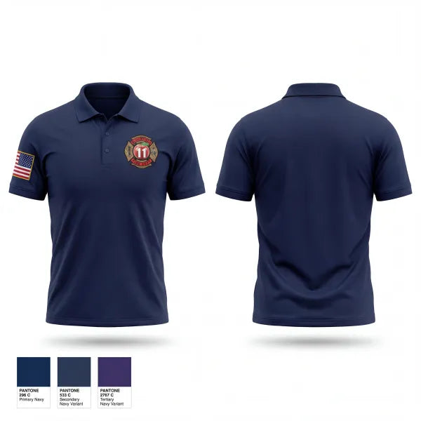 Short Sleeve Performance Polo, Bloomfield Volunteer Fire Department, Fire Department, Teamtime, Team time, sublimation, custom sports apparel, team uniforms, spirit wear, spiritwear, sports uniforms, custom shirts, team store, custom team store, fundraiser sports, apparel fundraiser