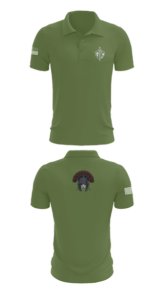 Short Sleeve Performance Polo, HQ PLT, A CO, USDB BN (CORR), , Teamtime, Team time, sublimation, custom sports apparel, team uniforms, spirit wear, spiritwear, sports uniforms, custom shirts, team store, custom team store, fundraiser sports, apparel fundraiser