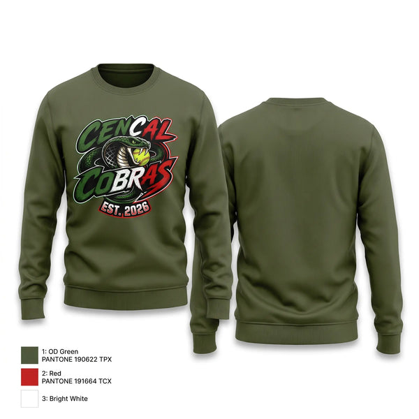 Crew Neck Sweatshirt, Cancel Cobras, Softball, Teamtime, Team time, sublimation, custom sports apparel, team uniforms, spirit wear, spiritwear, sports uniforms, custom shirts, team store, custom team store, fundraiser sports, apparel fundraiser