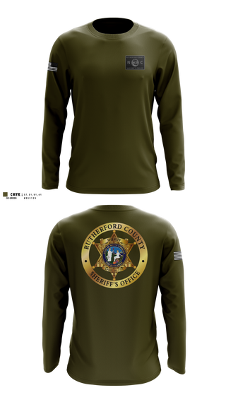 Long Sleeve Performance Shirt, Rutherford County Sheriff’s Office, Police, Teamtime, Team time, sublimation, custom sports apparel, team uniforms, spirit wear, spiritwear, sports uniforms, custom shirts, team store, custom team store, fundraiser sports, apparel fundraiser