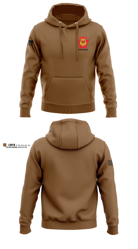 Hoodie, 28th ID Band, , Teamtime, Team time, sublimation, custom sports apparel, team uniforms, spirit wear, spiritwear, sports uniforms, custom shirts, team store, custom team store, fundraiser sports, apparel fundraiser
