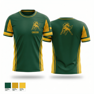 Short Sleeve Performance Shirt, San Marin Mustngs, Cheer, Teamtime, Team time, sublimation, custom sports apparel, team uniforms, spirit wear, spiritwear, sports uniforms, custom shirts, team store, custom team store, fundraiser sports, apparel fundraiser
