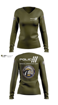 Inteligencia criminal Women's Long Sleeve V-neck Shirt - 18