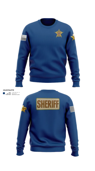 Crew Neck Sweatshirt, Hudspeth county sheriff office, , Teamtime, Team time, sublimation, custom sports apparel, team uniforms, spirit wear, spiritwear, sports uniforms, custom shirts, team store, custom team store, fundraiser sports, apparel fundraiser