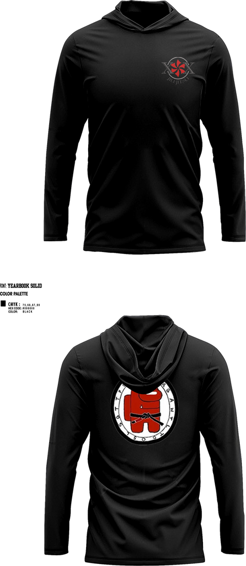 Short Sleeve Performance Shirt with hood, 10-10 Jiu Jitsu, Wrestling, Teamtime, Team time, sublimation, custom sports apparel, team uniforms, spirit wear, spiritwear, sports uniforms, custom shirts, team store, custom team store, fundraiser sports, apparel fundraiser