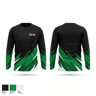 Long Sleeve Performance Shirt, ESTA, Track & Field, Teamtime, Team time, sublimation, custom sports apparel, team uniforms, spirit wear, spiritwear, sports uniforms, custom shirts, team store, custom team store, fundraiser sports, apparel fundraiser