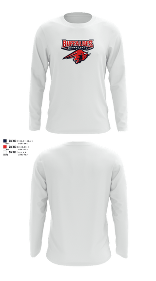 Long Sleeve Performance Shirt, Illinois Buffaloes, Men's Basketball, Teamtime, Team time, sublimation, custom sports apparel, team uniforms, spirit wear, spiritwear, sports uniforms, custom shirts, team store, custom team store, fundraiser sports, apparel fundraiser