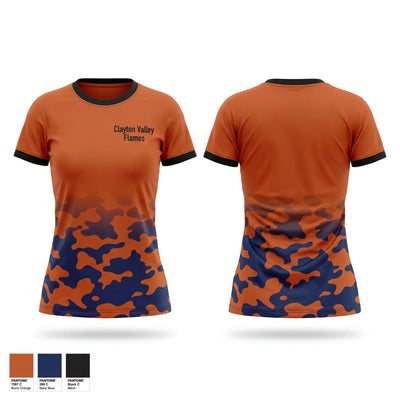 Clayton Valley Flames Short Sleeve Performance Shirt - 2