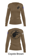 Wolf Combatives Women's Long Sleeve V-neck Shirt - 17