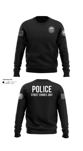 Crew Neck Sweatshirt, STREET CRIMES, , Teamtime, Team time, sublimation, custom sports apparel, team uniforms, spirit wear, spiritwear, sports uniforms, custom shirts, team store, custom team store, fundraiser sports, apparel fundraiser