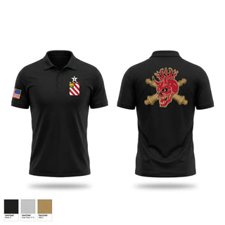 Short Sleeve Performance Polo, C/1-8 FA, Army, Teamtime, Team time, sublimation, custom sports apparel, team uniforms, spirit wear, spiritwear, sports uniforms, custom shirts, team store, custom team store, fundraiser sports, apparel fundraiser