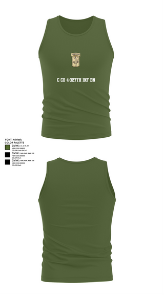 Tank Top, C co 4/327th INF BN, , Teamtime, Team time, sublimation, custom sports apparel, team uniforms, spirit wear, spiritwear, sports uniforms, custom shirts, team store, custom team store, fundraiser sports, apparel fundraiser