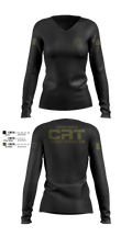 Chicago Heights Community Response Team 42546977 Women's Long Sleeve V-neck Shirt - 100