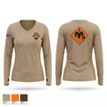 5th Ranger Training Battalion Women's Long Sleeve V-neck Shirt - 1