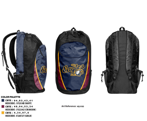 Gear Bag, Eagles, Baseball, Teamtime, Team time, sublimation, custom sports apparel, team uniforms, spirit wear, spiritwear, sports uniforms, custom shirts, team store, custom team store, fundraiser sports, apparel fundraiser