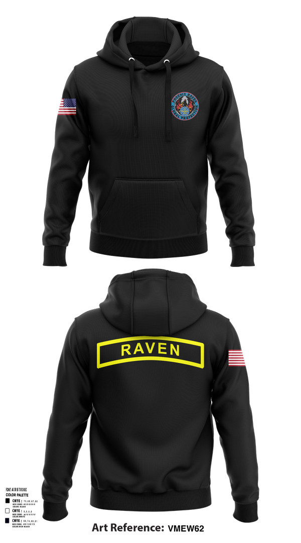 Hoodie, Phoenix Raven Instrutor, , Teamtime, Team time, sublimation, custom sports apparel, team uniforms, spirit wear, spiritwear, sports uniforms, custom shirts, team store, custom team store, fundraiser sports, apparel fundraiser